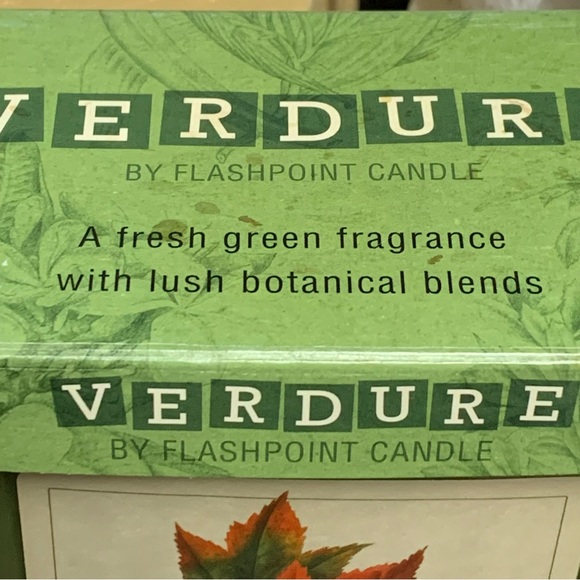 FLASHPOINT CANDLE “Falling Leaves” 2-WICK SOY CANDLE IN GLASS! Hand Poured USA - Picture 4 of 9